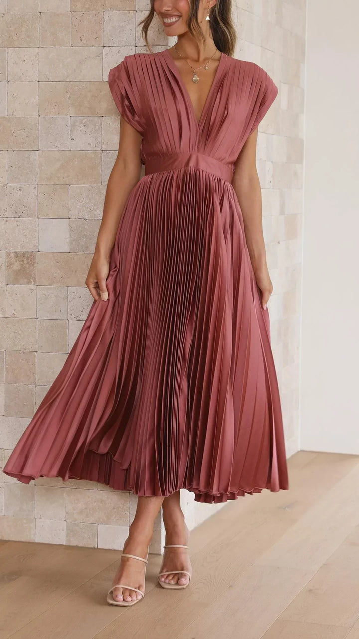 ISLA™ | ELEGANT PLEATED DRESS