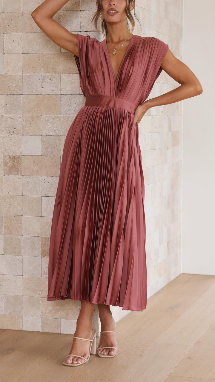 ISLA™ | ELEGANT PLEATED DRESS
