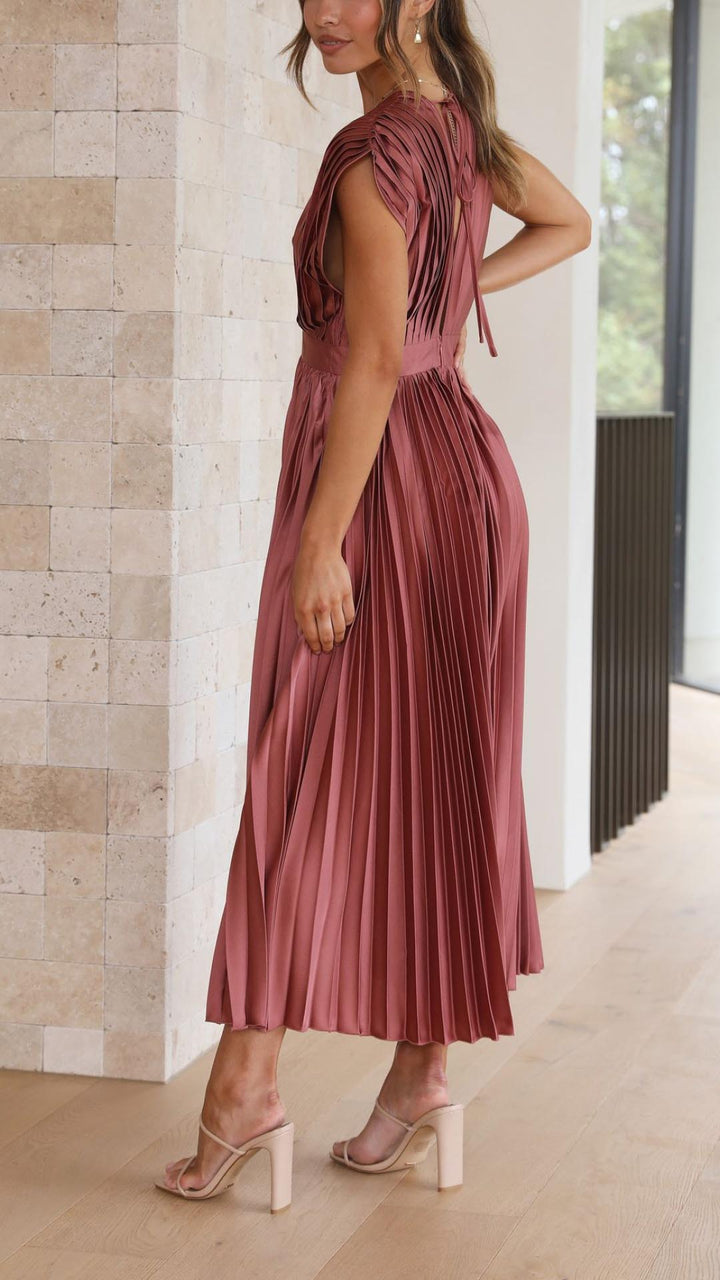 ISLA™ | ELEGANT PLEATED DRESS