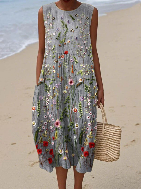 CARA™|WILDFLOWER MIDI DRESS