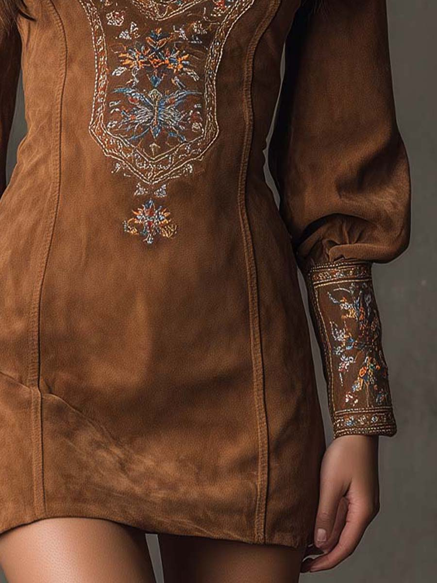 HELEN™|BOHO MINI DRESS