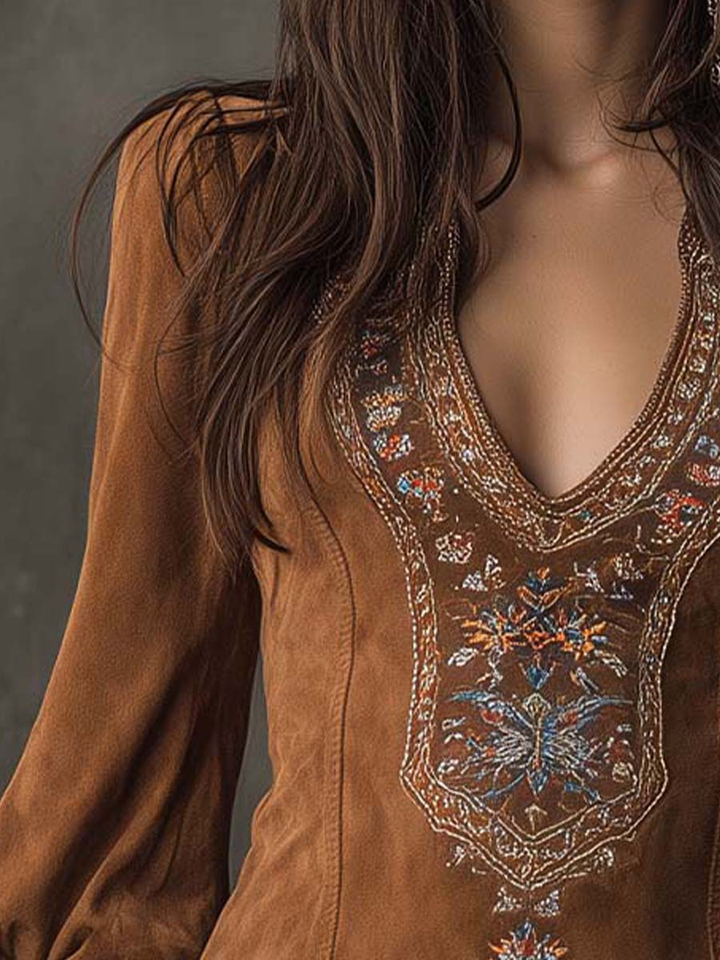 HELEN™|BOHO MINI DRESS