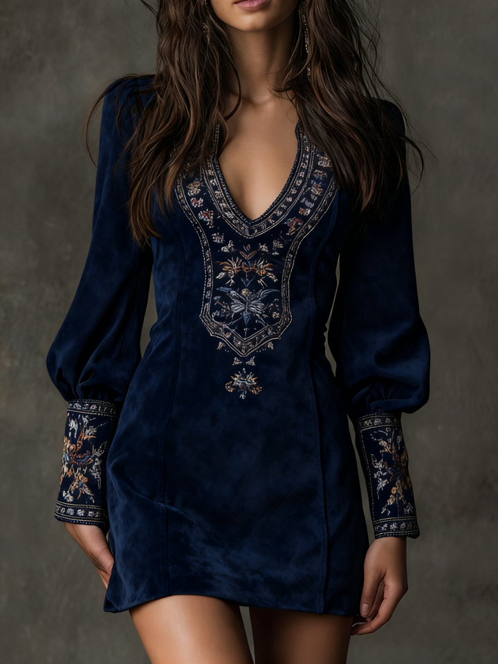 HELEN™|BOHO MINI DRESS