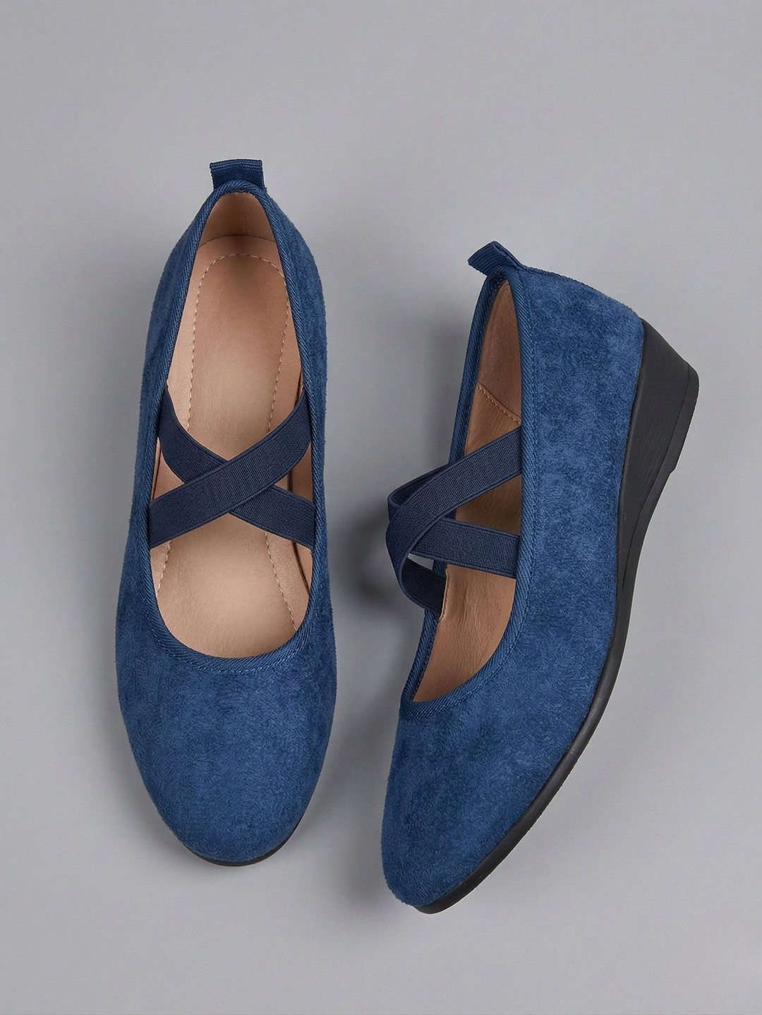 ELLE™|ELEGANT SUEDE SLIP-ONS