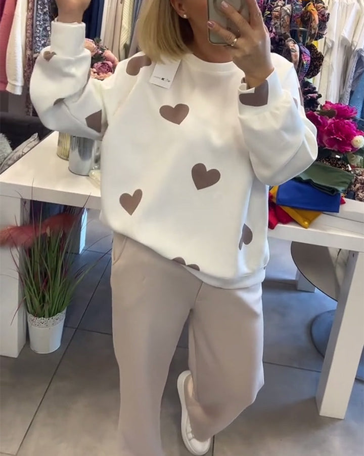 MARGA™|COZY HEART SWEATER