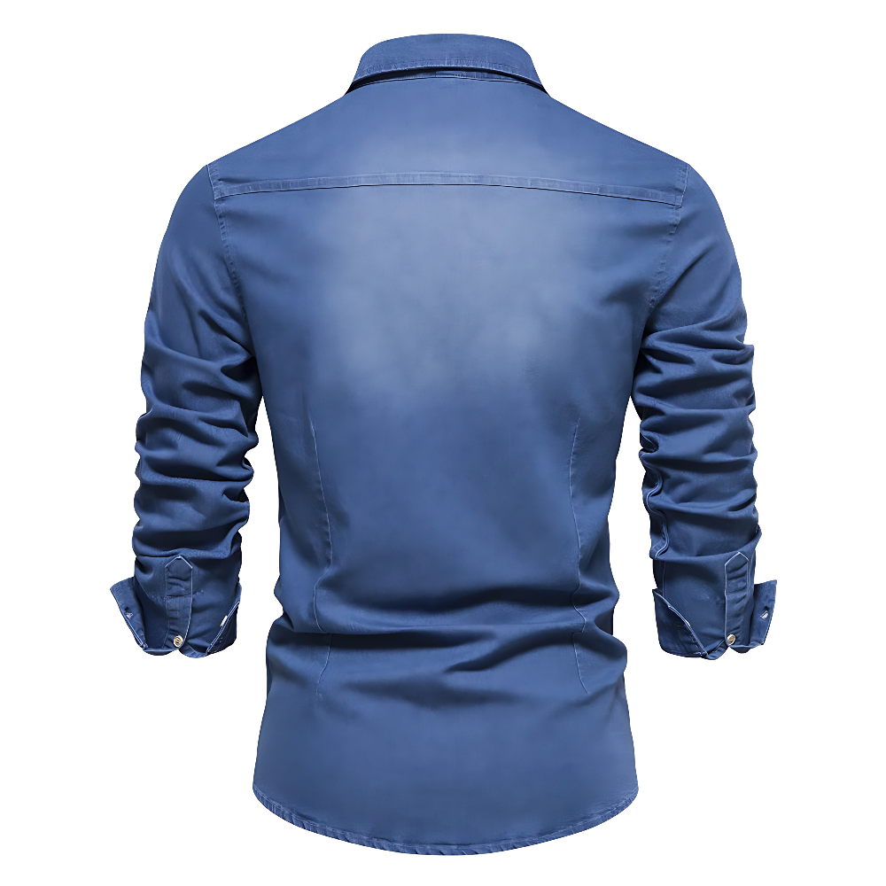 LIAM™|SLIM COTTON SHIRT