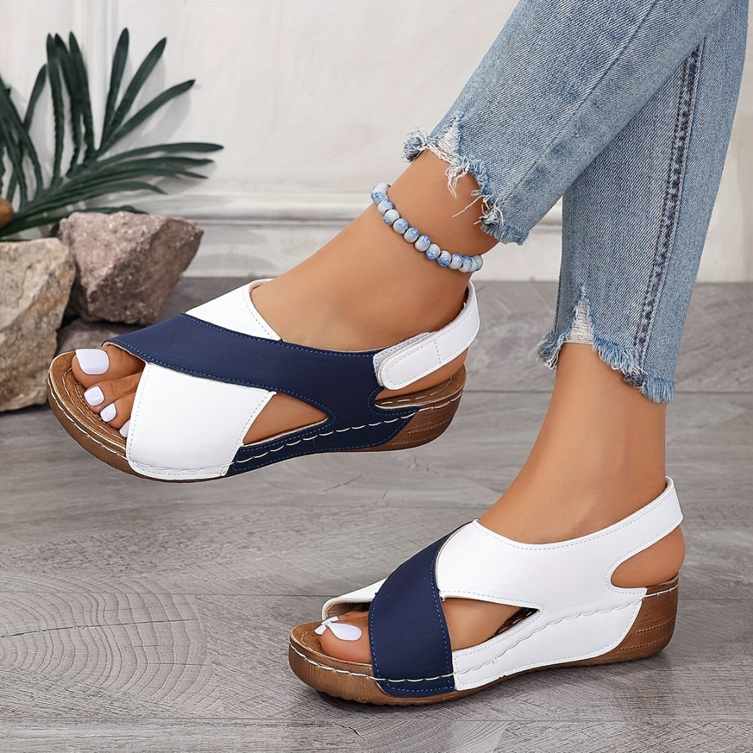 YSERAH™|INCLINE WEDGE SANDALS