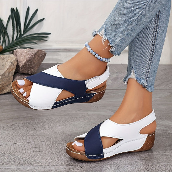 YSERAH™|INCLINE WEDGE SANDALS