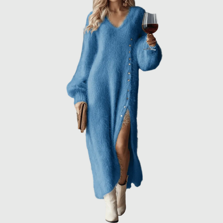 BRIELLE™|HOLIDAY LOUNGE DRESS