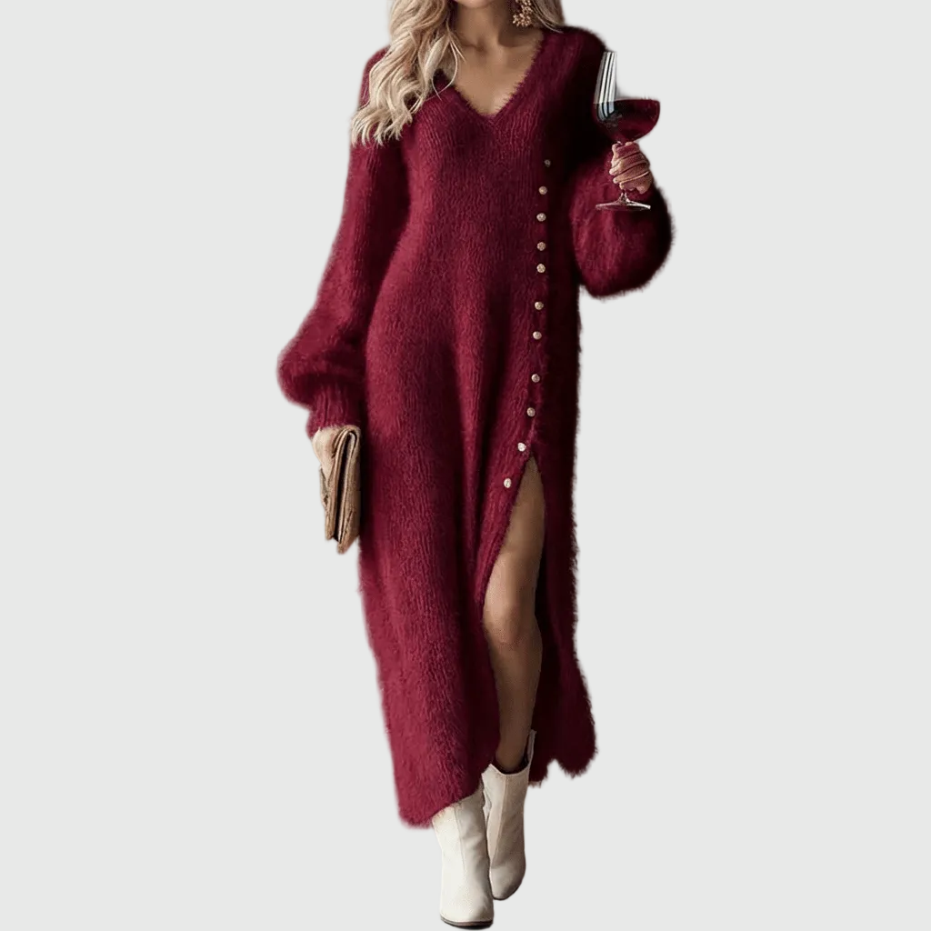 BRIELLE™|HOLIDAY LOUNGE DRESS