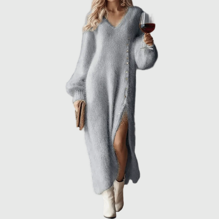 BRIELLE™|HOLIDAY LOUNGE DRESS