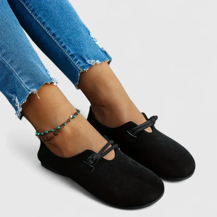 GRACE™|SUEDE SLIPON LOAFERS
