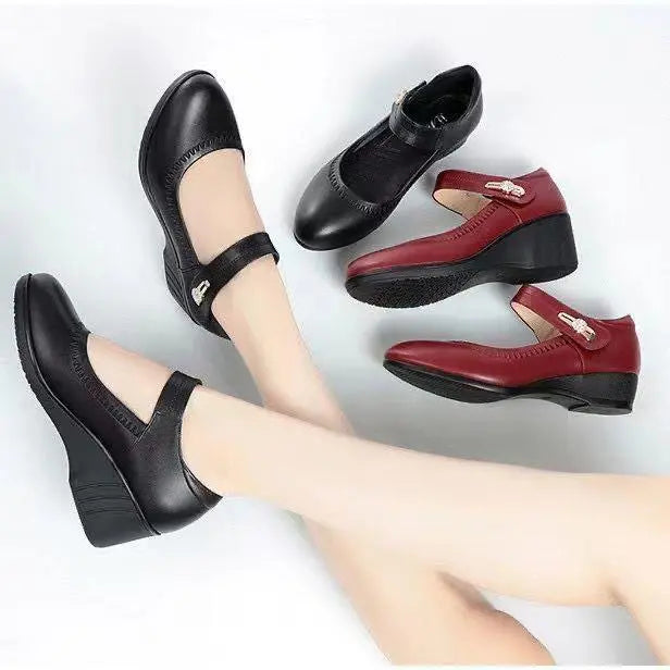 HAZEL™|MID HEEL COMFORT SHOES