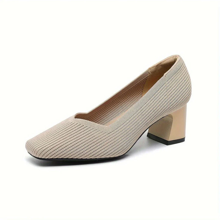 FLORENCE™|SQUARE HEEL PAIN-FREE PUMPS