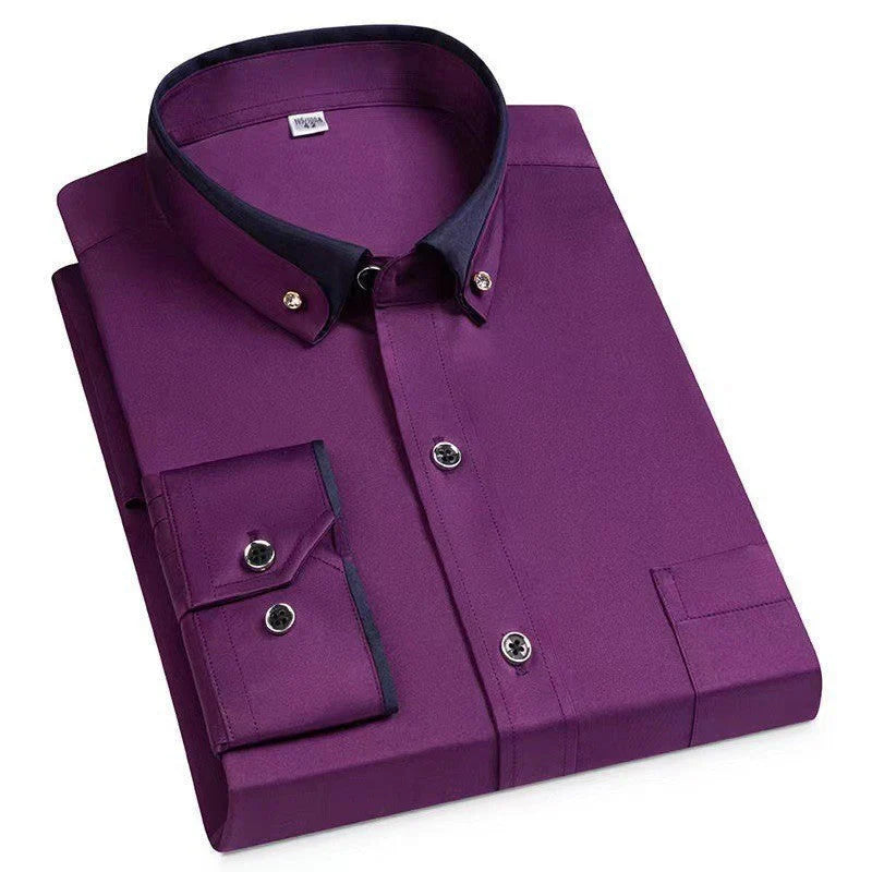 JULIANN™|LONG SLEEVE REFINED SHIRT