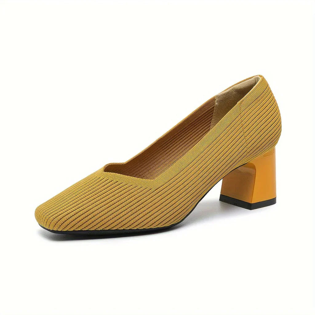 FLORENCE™|SQUARE HEEL PAIN-FREE PUMPS