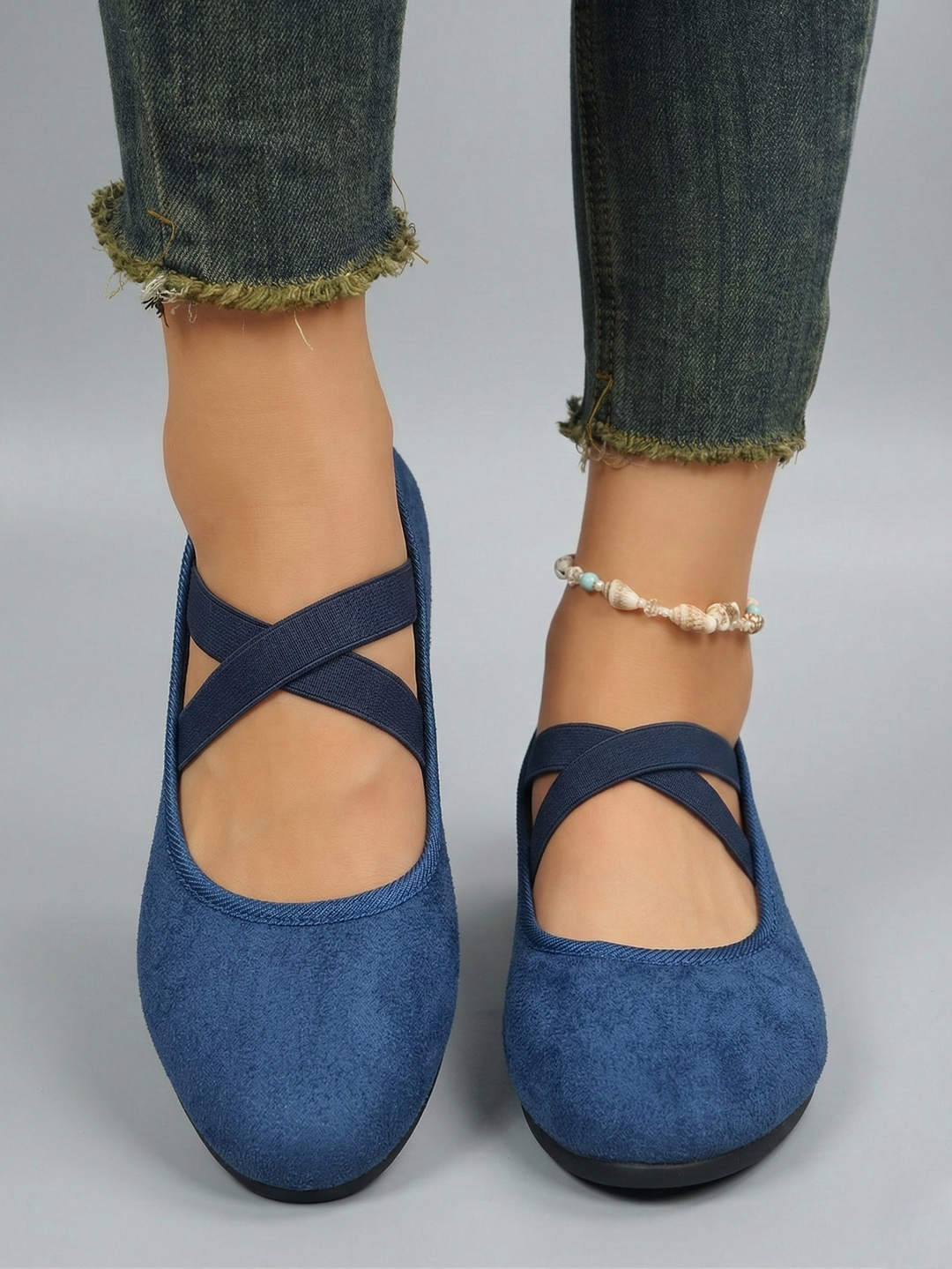 ELLE™|ELEGANT SUEDE SLIP-ONS