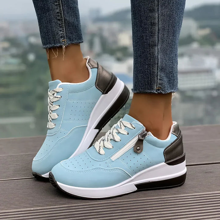 BELLA™|THICK SOLE SIDE ZIPPER SNEAKERS