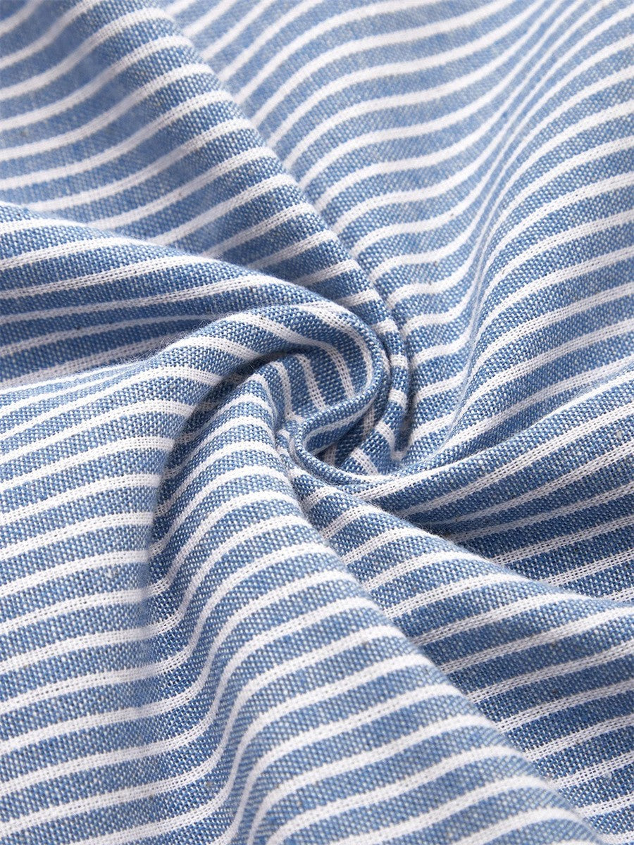 QUINN™|STRIPED MIDI DRESS