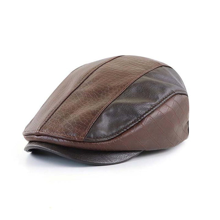 BRUNO™|RETRO BERET STITCHED CAP