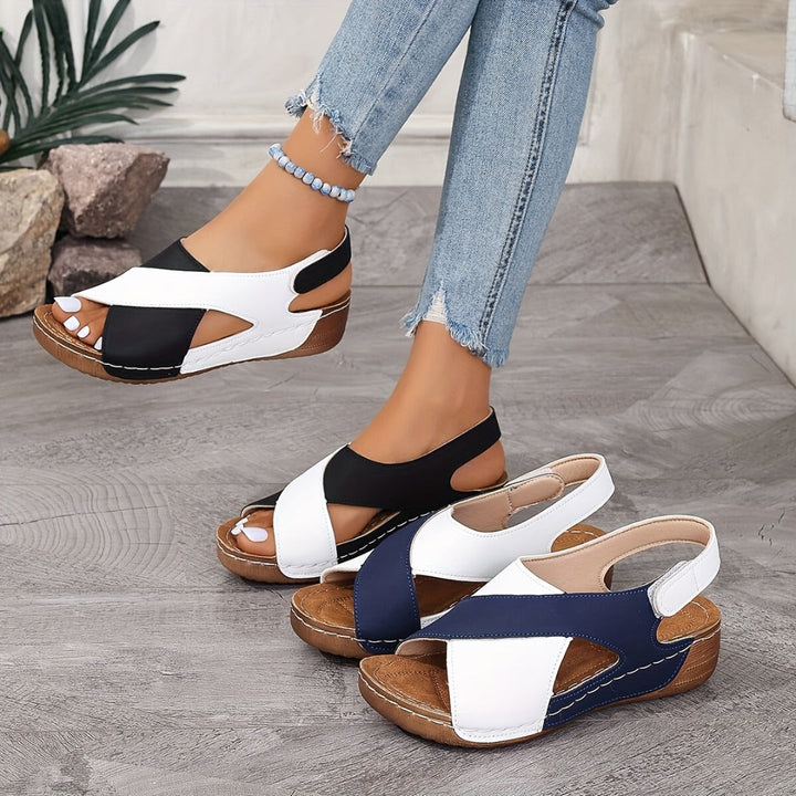 YSERAH™|INCLINE WEDGE SANDALS