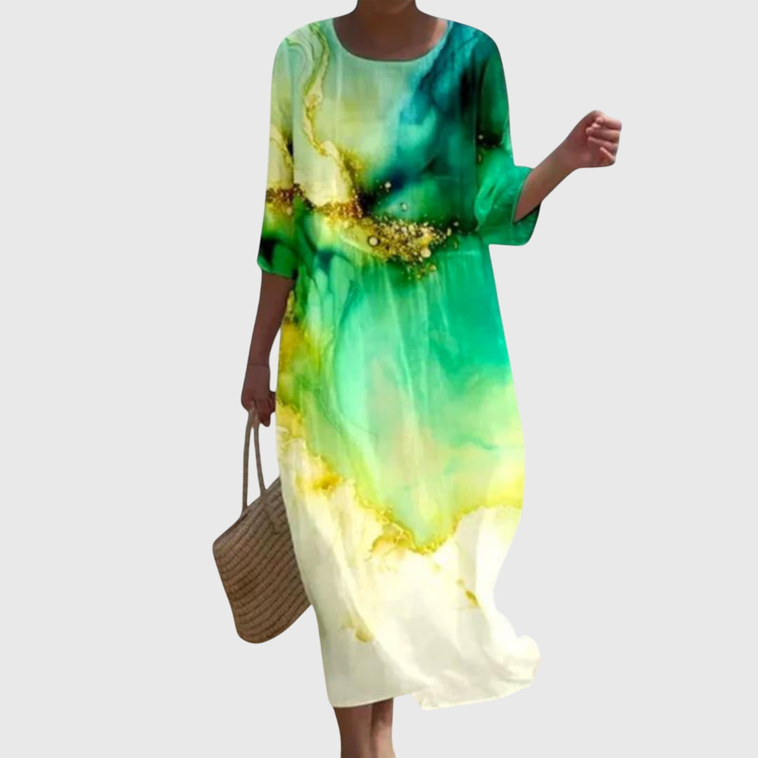 HAYLEY™|STYLISH FLORAL MAXI DRESS