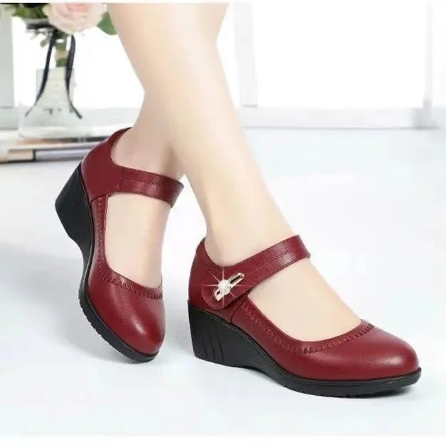 HAZEL™|MID HEEL COMFORT SHOES