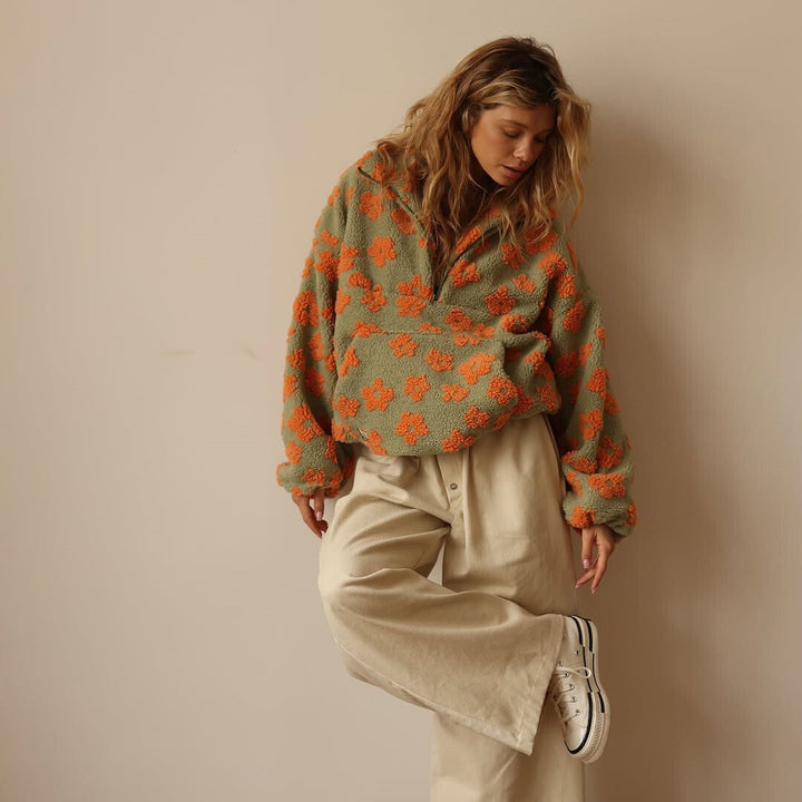 NICOLE™|FLOWER PULLOVER