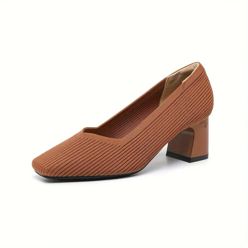 FLORENCE™|SQUARE HEEL PAIN-FREE PUMPS