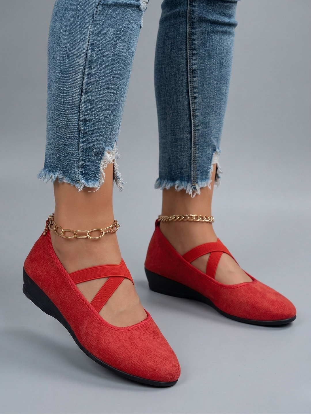 ELLE™|ELEGANT SUEDE SLIP-ONS