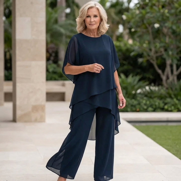 CAELIA™|DRAPED PALAZZO SET
