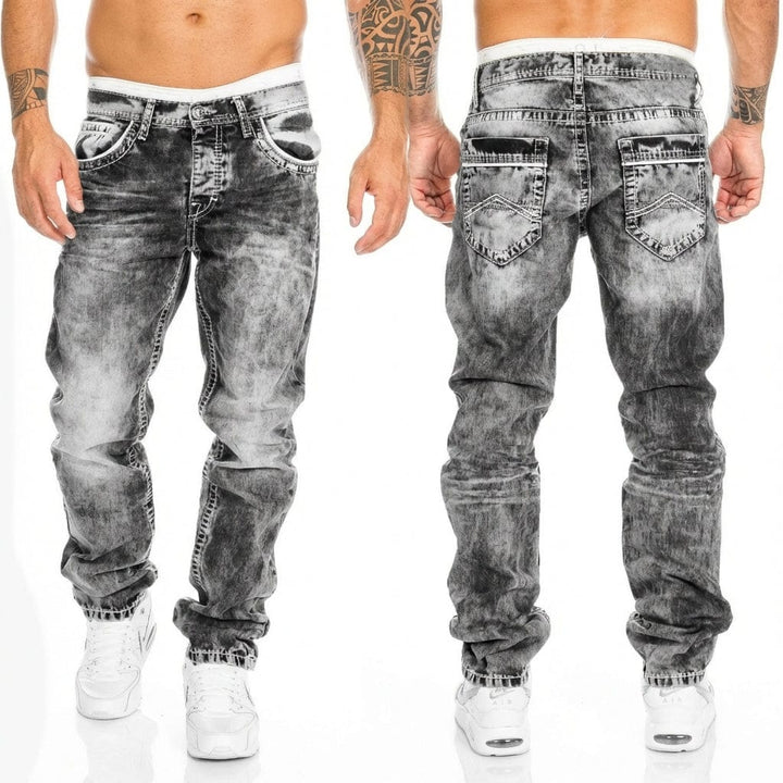 RYDER™|STITCHED BIKER JEANS