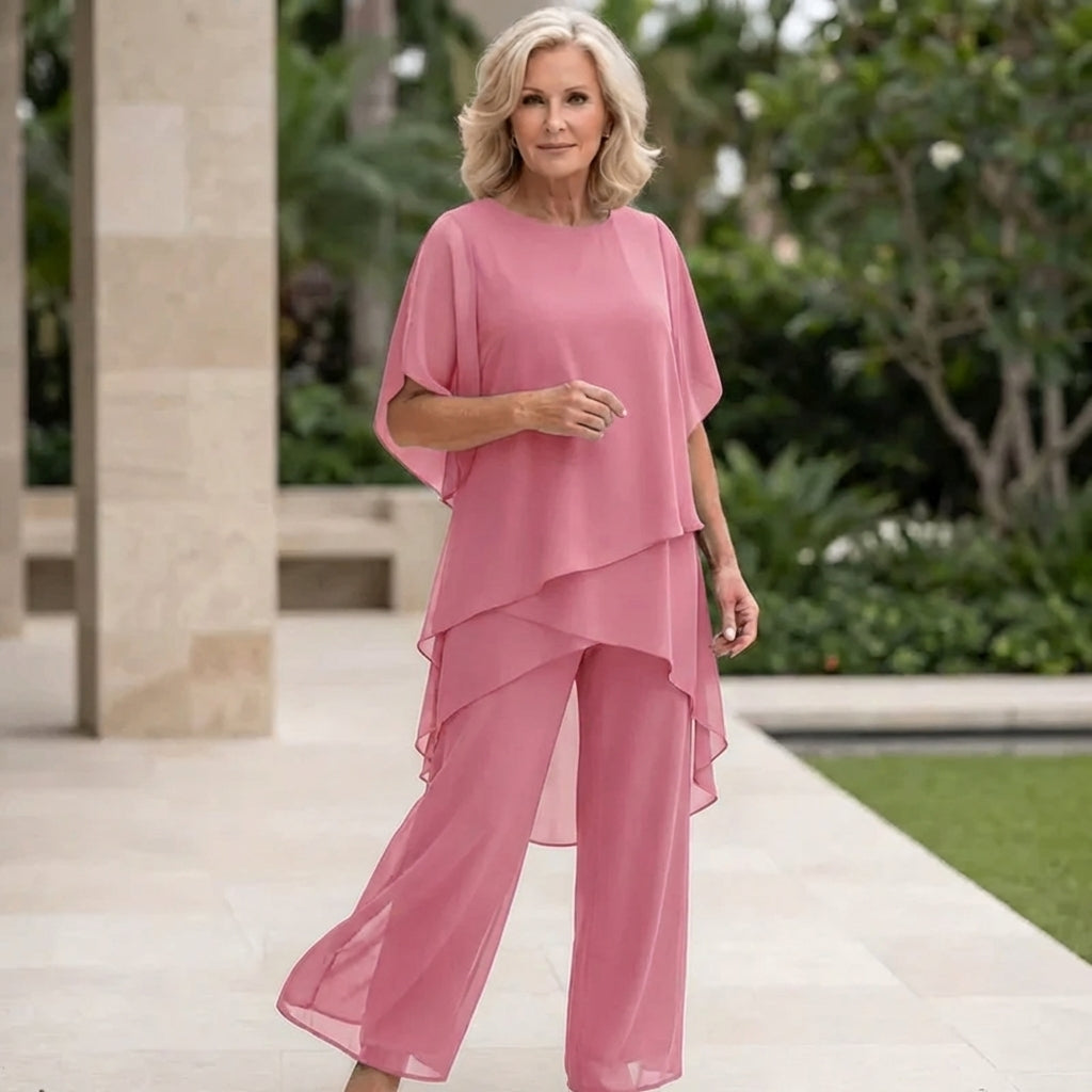 CAELIA™|DRAPED PALAZZO SET