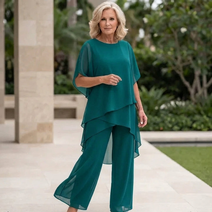 CAELIA™|DRAPED PALAZZO SET