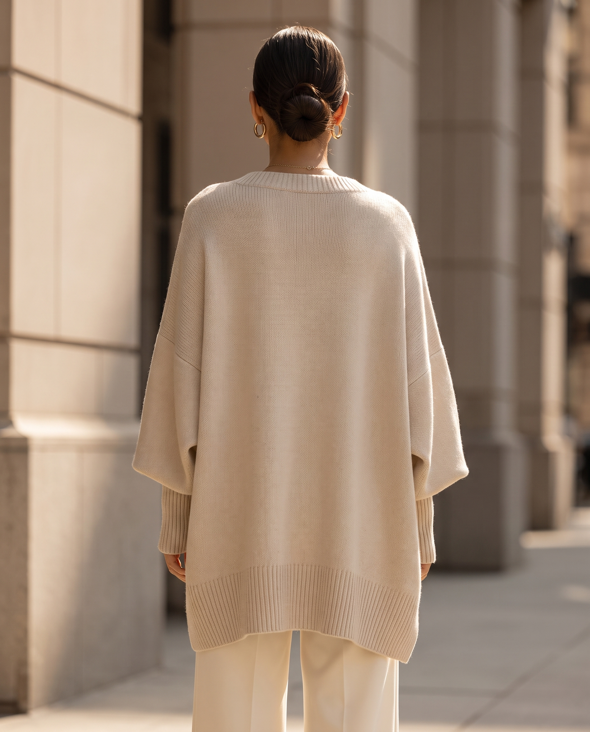 Jennifer Oversized Sweater back view