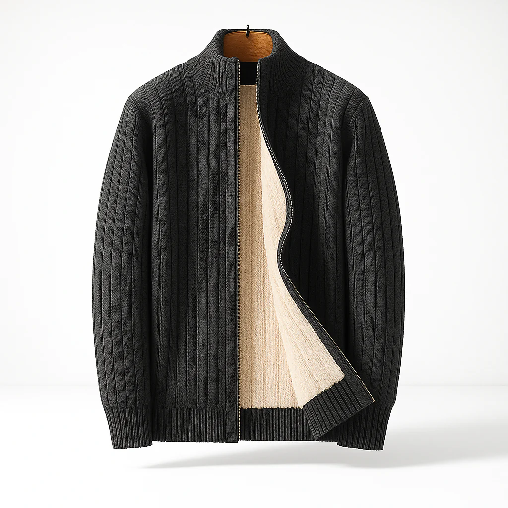 COLLINS™|REFINED ZIP CARDIGAN