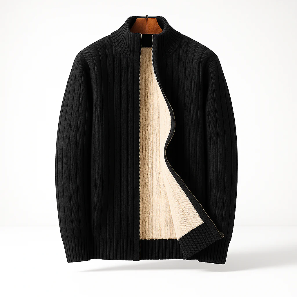 COLLINS™|REFINED ZIP CARDIGAN