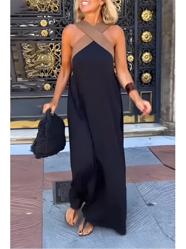 BLAIRE™|CROSSED CUT SUMMER DRESS