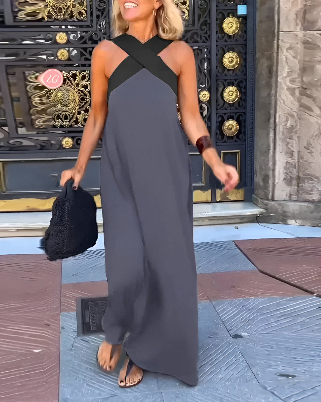 BLAIRE™|CROSSED CUT SUMMER DRESS
