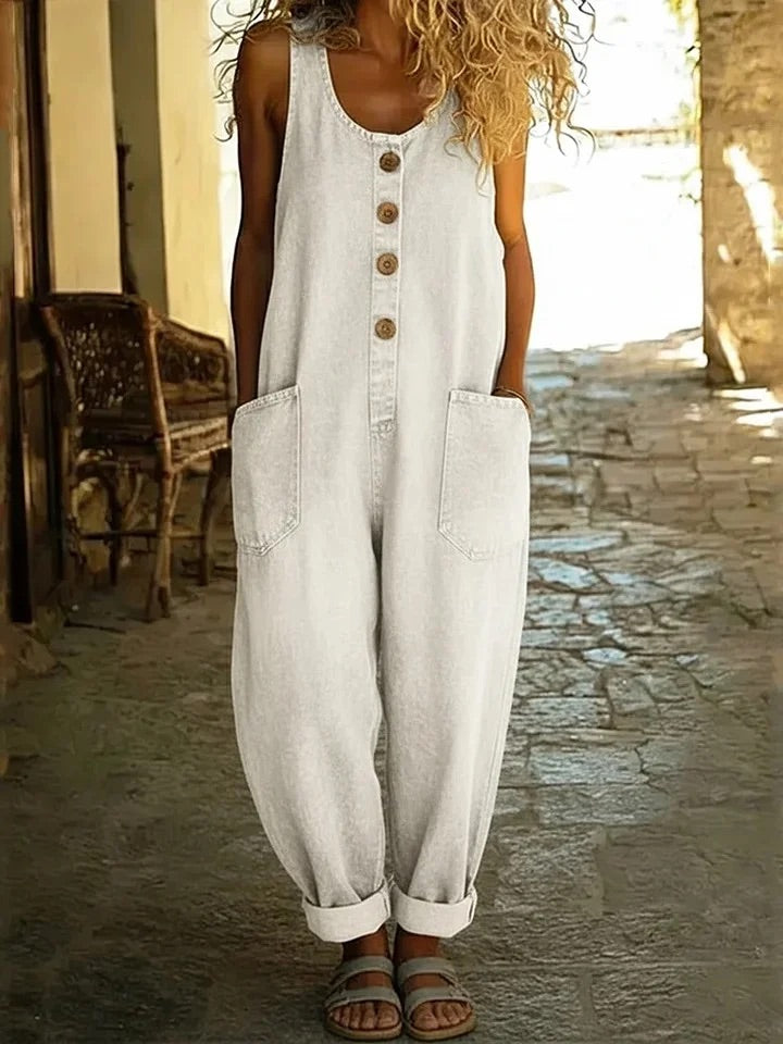 HARLOW™|VINTAGE DENIM JUMPSUIT