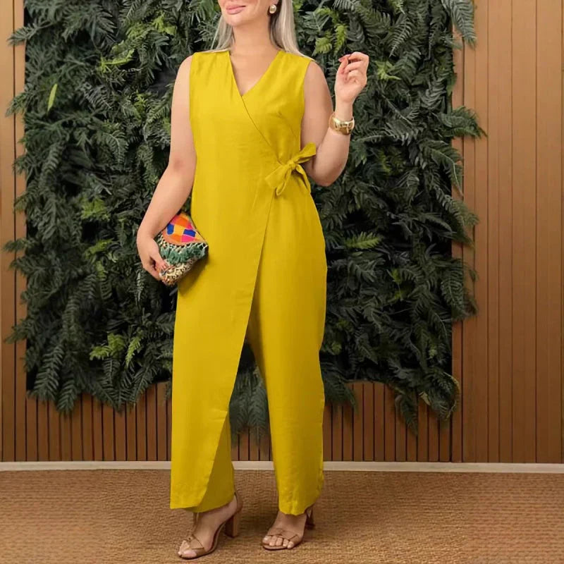 NATASHIA™|ELEGANT WRAP JUMPSUIT