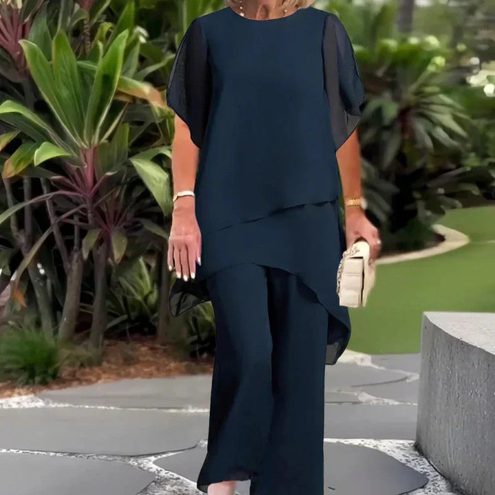 CAELIA™|DRAPED PALAZZO SET