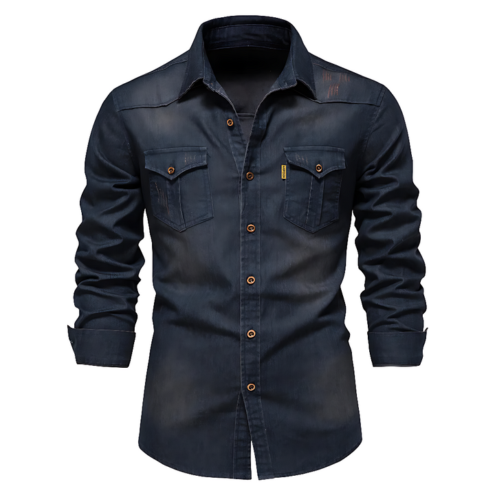 LIAM™|SLIM COTTON SHIRT