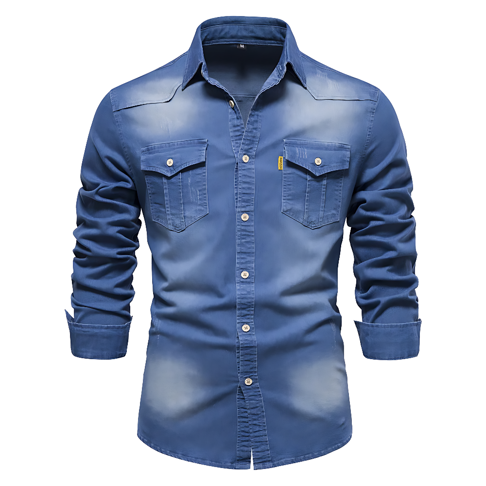 LIAM™|SLIM COTTON SHIRT
