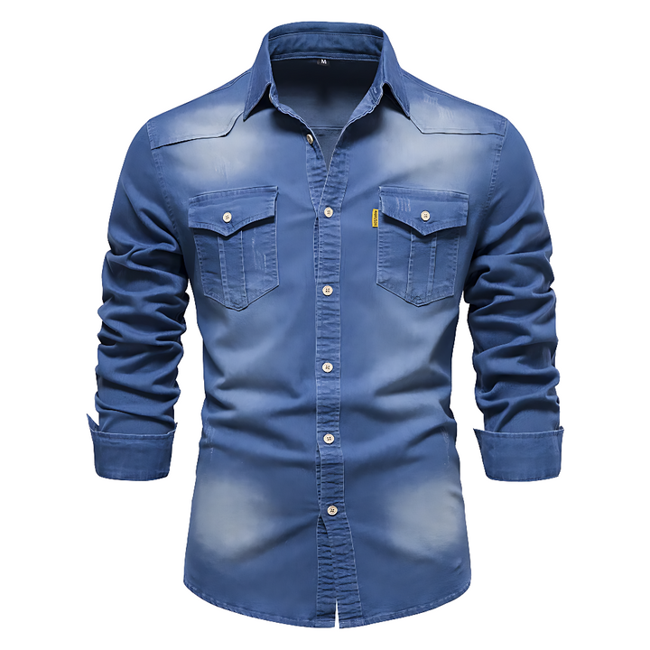 LIAM™|SLIM COTTON SHIRT
